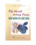 Hướng dẫn trồng cam và công nghệ bảo quản, chế biến: Phần 1