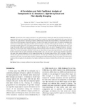 A correlation and path coefficient analysis of components in G. hirsutum L. hybrids by usual and fibre quality grouping