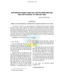 KHẢ NĂNG SỬ DỤNG VI SINH VẬT LÀM TÁC NHÂN SINH HỌC SẢN XUẤT ETHANOL TỪ THÂN CÂY NGÔ