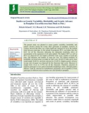 Studies on genetic variability, heritability and genetic advance in pumpkin (Cucurbita moschata Duch ex Poir.)