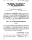 Kết quả nghiên cứu một số tính chất của đất trồng trọt, đề xuất biện pháp cải tạo và hướng sử dụng đất tại thị xã Thà Khẹt, tỉnh Khăm Muộn, nước CHDCND Lào