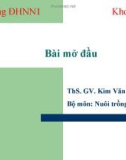 Bài giảng: Nuôi trồng thủy sản