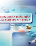 PPCR TRONG CHUẨN ĐOÁN PHÂN BIỆT CÁC SUBTYPE AIV TYPE A