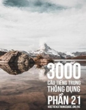 3000 câu đàm thoại tiếng Trung - Phần 21