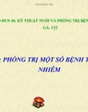 Mô đun 36: Kỹ thuật nuôi và phòng trị bệnh cho gà, vịt - Bài 6