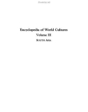 Encyclopedia of World Cultures Volume III - South Asia - Overview