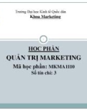 Bài giảng Quản trị marketing - Chương 1: Tổng quan về quản trị marketing (Đại học Kinh tế Quốc dân)