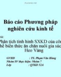 Phân tích tình hình SXKD của công ty chế biến thức ăn chăn nuôi gia súc Con Heo Vàng