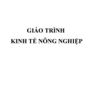 Giáo trình Kinh tế nông nghiệp