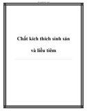 Chất kích thích sinh sản và liều tiêm