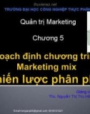 Bài giảng Quản trị marketing: Chương 5.2 - ThS. Nguyễn Thị Thu Hồng