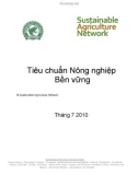 Tiêu chuẩn Nông nghiệp bền vững