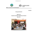 Dự án nông nghiệp Milestone 9A Competency Assessment - Monitoring & Evaluation 