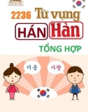 Hán - Hàn: 2236 từ vựng tổng hợp