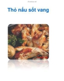 Thỏ nấu sốt vang