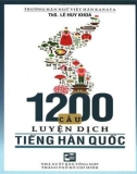 Tiếng Hàn Quốc và 1200 câu luyện dịch: Phần 1