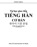 tự học tiếng hàn quốc cơ bản: phần 1