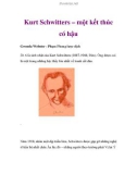 Kurt Schwitters – một kết thúc có hậu