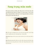 Sang trọng màu nude