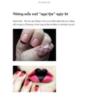 Những mẫu nail ngọt lịm ngày hè