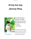 Bí kíp làm đẹp phương Đông