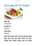 Cơm gạo lứt Tứ Xuyên