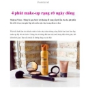 4 phút make-up rạng rỡ ngày đông