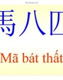 Bài giảng Hán cổ: Bài 13