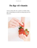 Da đẹp với vitamin