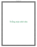 Trắng mịn nhờ sữa