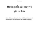 Hướng dẫn cắt may vỏ gối cơ bản