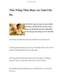 Tắm Trắng Thảo Dược An Toàn Cho Da