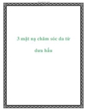 3 mặt nạ chăm sóc da từ dưa hấu