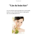 Làn da hoàn hảo