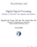 Lecture Digital signal processing - Chapter 3: Discrete time signals and systems