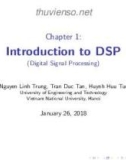 Lecture Digital signal processing - Chapter 1: Introduction to DSP