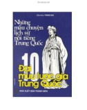 10 Đại Mưu Lược Gia Trung Quốc - Tang Du (chủ biên)