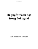 Bí quyết thành đạt trong đời người