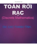 Bài giảng về môn TOÁN RỜI RẠC