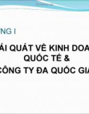 Quản trị tài chính quốc tế : Khái quát về kinh doanh quốc tế & Công ty đa quốc gia