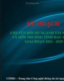 Kế hoạch chuyển đổi số ngành Tài nguyên và môi trường tỉnh Hậu Giang, giai đoạn 2021-2025