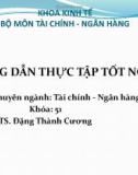 Hướng dẫn thực tập tốt nghiệp chuyên ngành tài chính ngân hàng