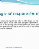 Bài giảng Kiểm toán đại cương: Chương 3 - Nguyễn Thị Thanh Hương