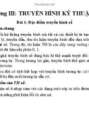 Bài giảng Kỹ thuật truyền hình: Chương 3 - Truyền hình kỹ thuật số