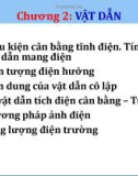 Bài giảng Vật lý đại cương: Chương 2 và chương 3