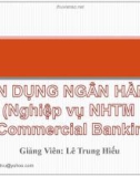 Bài giảng Tín dụng ngân hàng (Nghiệp vụ NHTM – Commercial Banking) - Lê Trung Hiếu