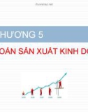 Bài giảng Kế toán quản trị - Chương 5: Dự toán sản xuất kinh doanh