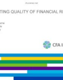 Lecture International financial statement analysis: Chapter 17 - CFA Institute