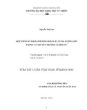 Tóm tắt Luận văn Thạc sĩ Khoa học: Khử phân kỳ bằng phương pháp cắt xung lượng lớn trong lý thuyết trường lượng tử