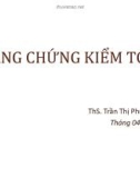 Bài giảng Kiểm toán căn bản: Chương 5 - ThS. Trần Thị Phương Thảo